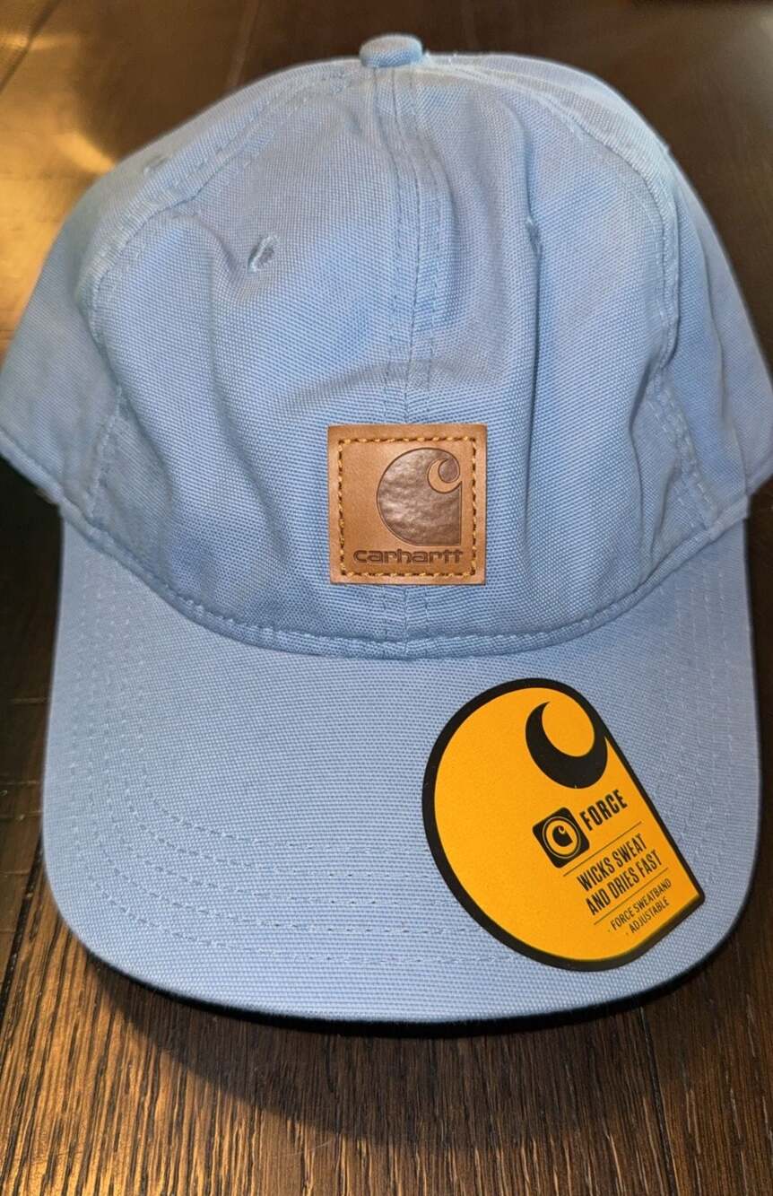 Carhartt Force Odessa Canvas Cap Light Blue AH0289